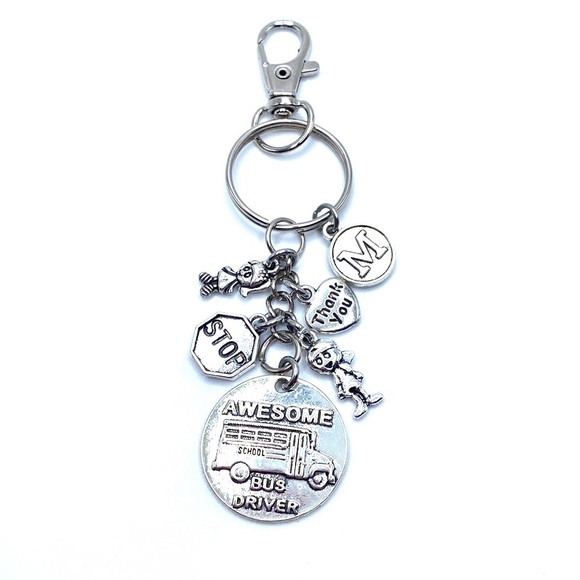 Bus Driver Keychain Bag Charm - Picture 4 of 7